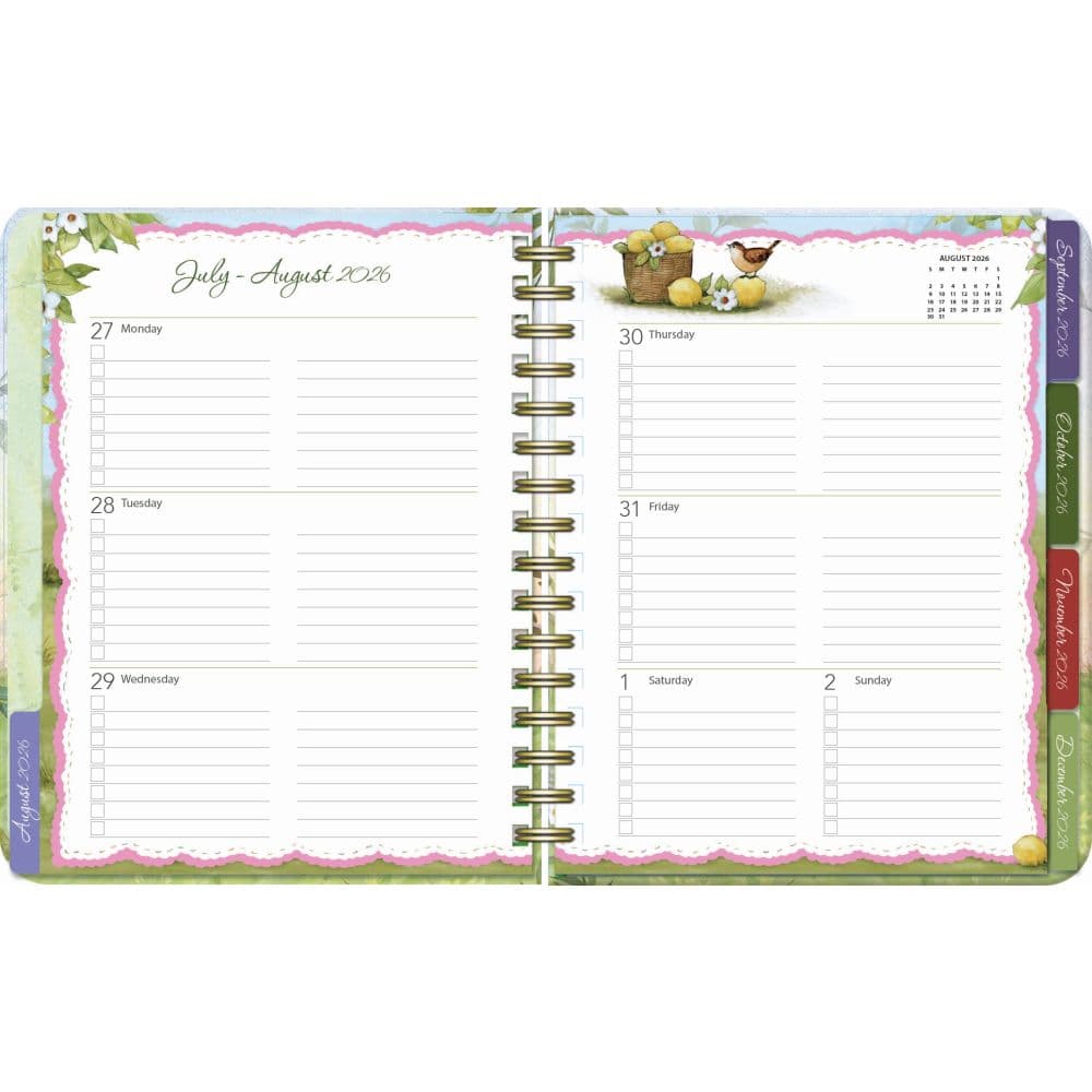 Gnome Sweet Gnome Deluxe 2027 Planner by Susan Winget Second Alternate Image