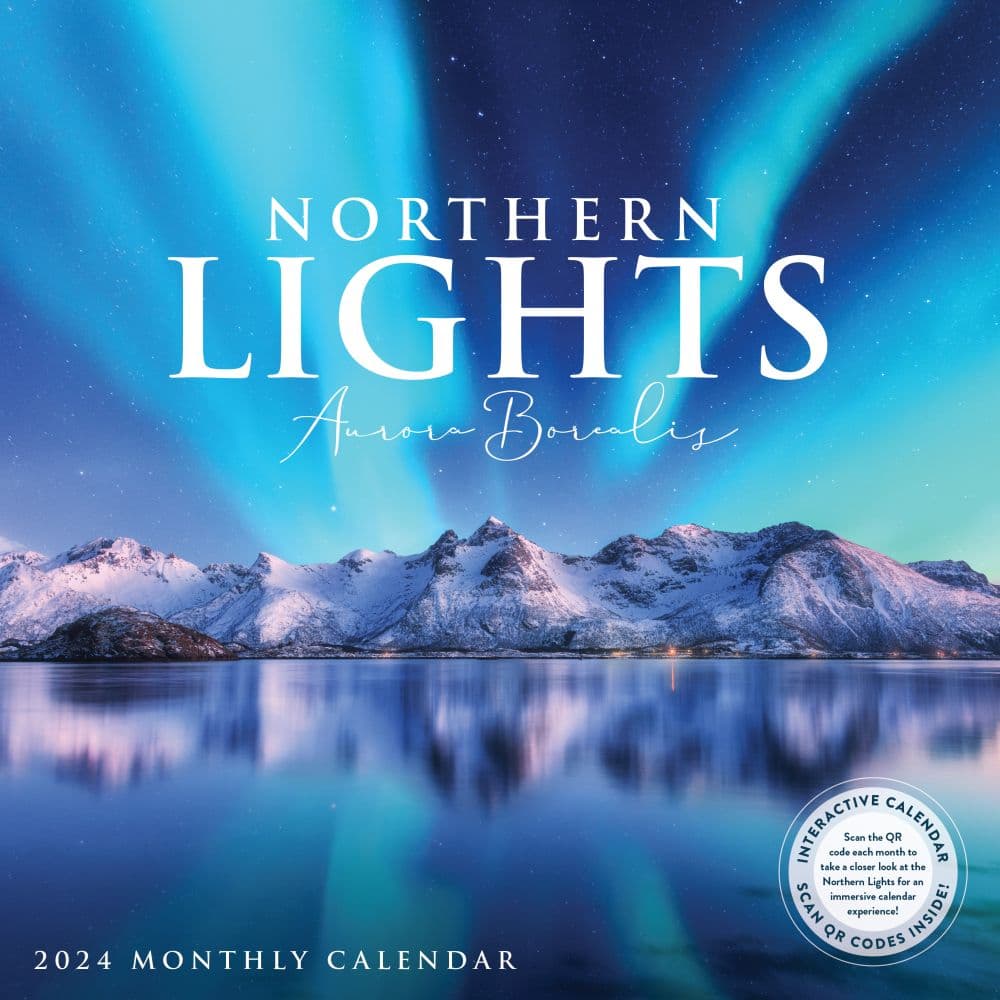 gispende Afstemning Muskuløs Northern Lights 2024 Wall Calendar - Calendars.com