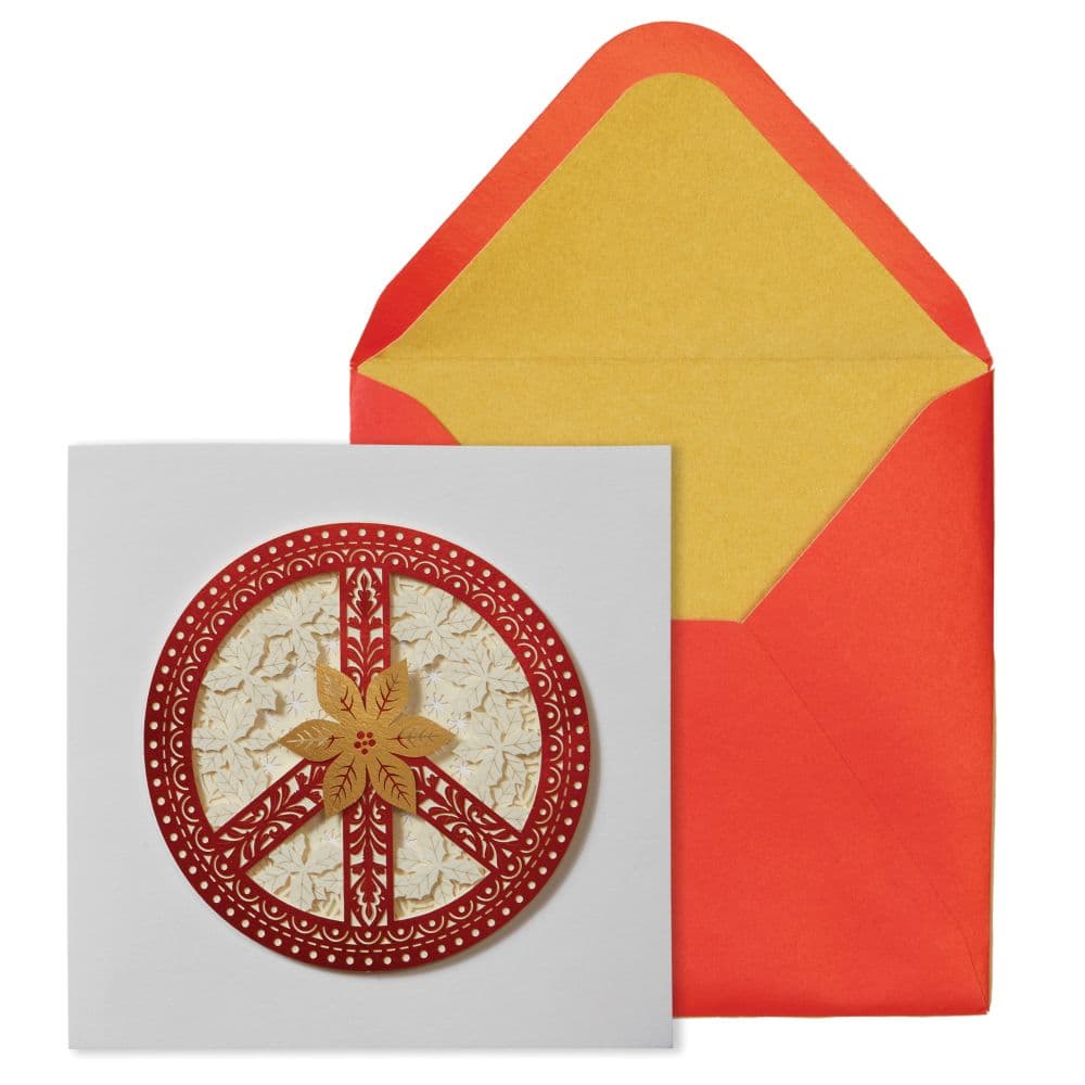 Peace Sign Laser Cut Christmas Card Main Product Image width=&quot;1000&quot; height=&quot;1000&quot;