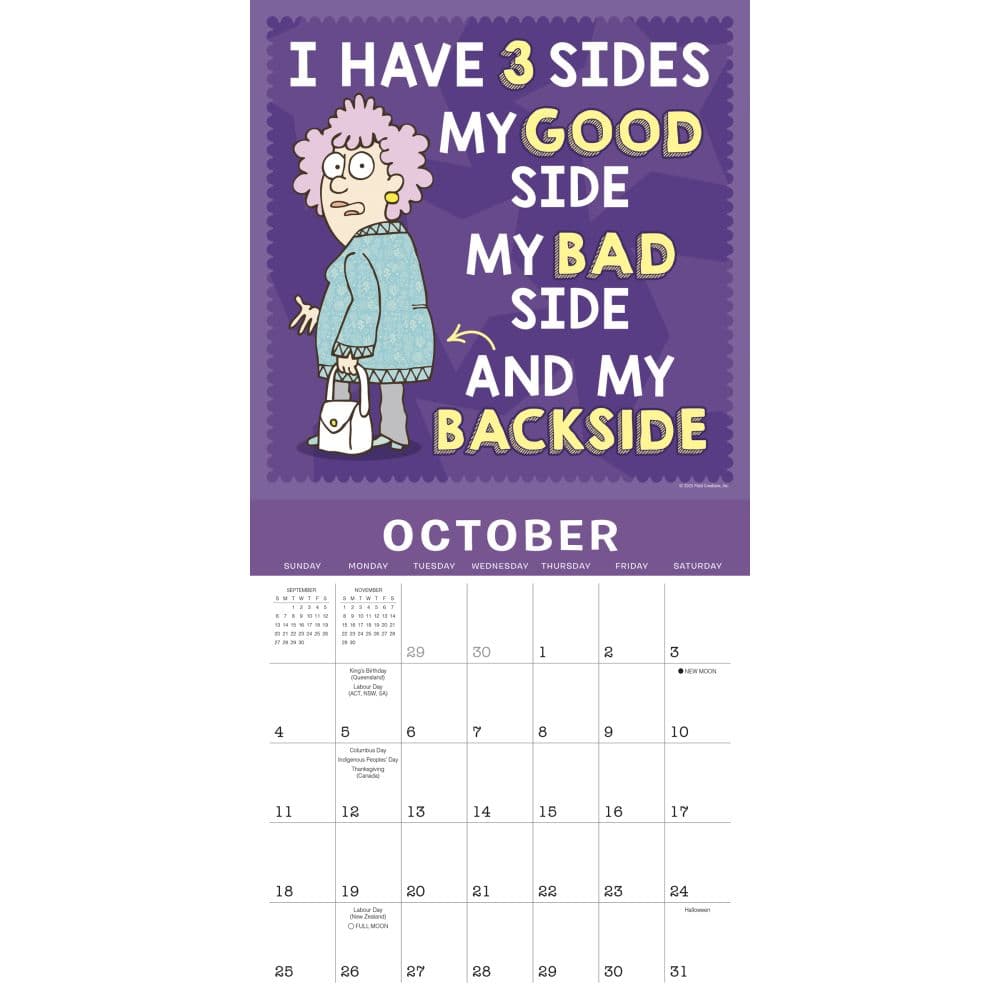 Aunty Acid 2026 Wall Calendar Third Alternate Image
