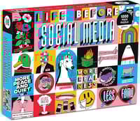 image Life Before Social Media 1000 Piece Puzzle Main Product Image