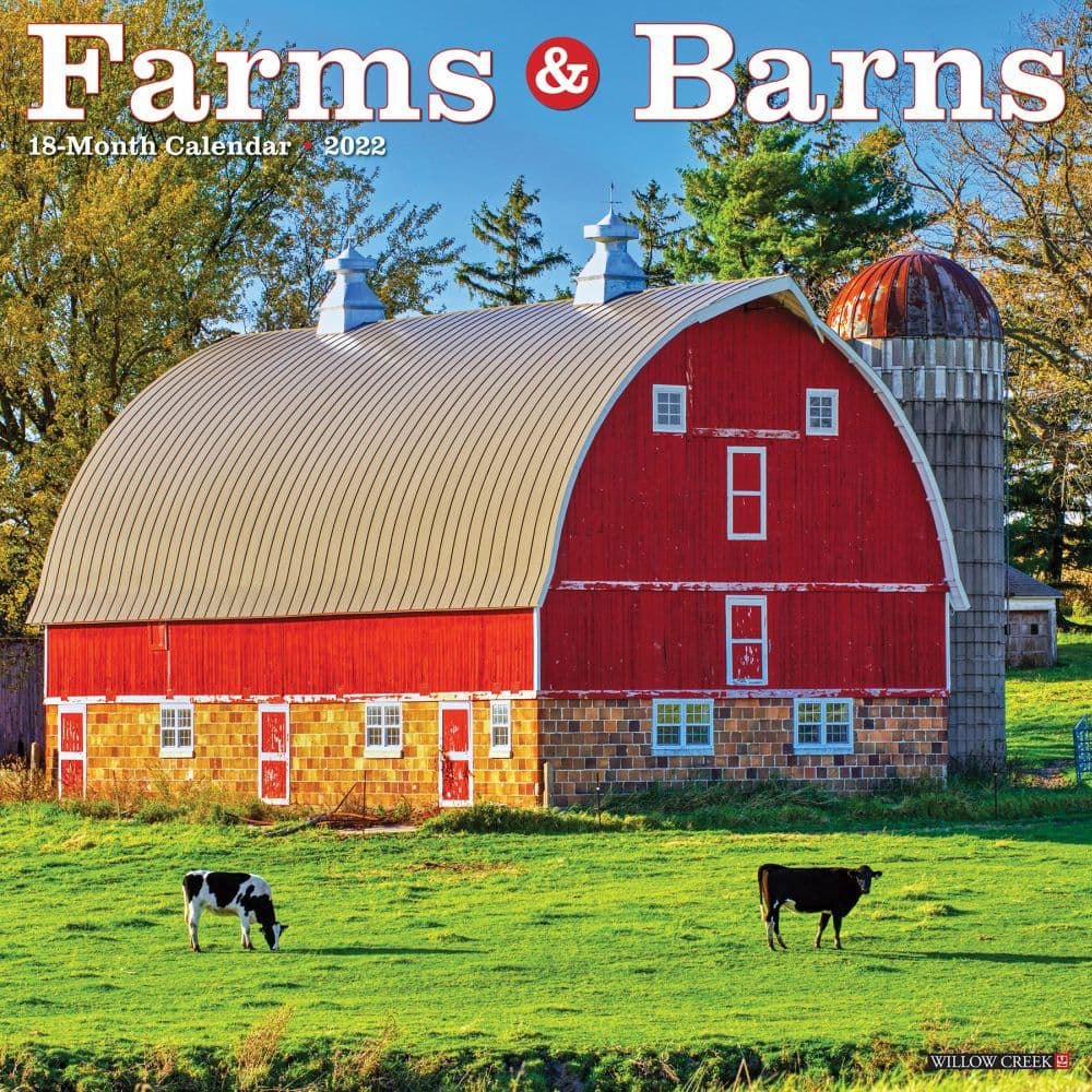 Farms  and Barns 2022 Wall Calendar