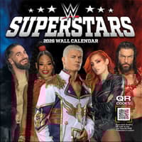 image WWE Superstars 2026 Mini Wall Calendar Main Product Image