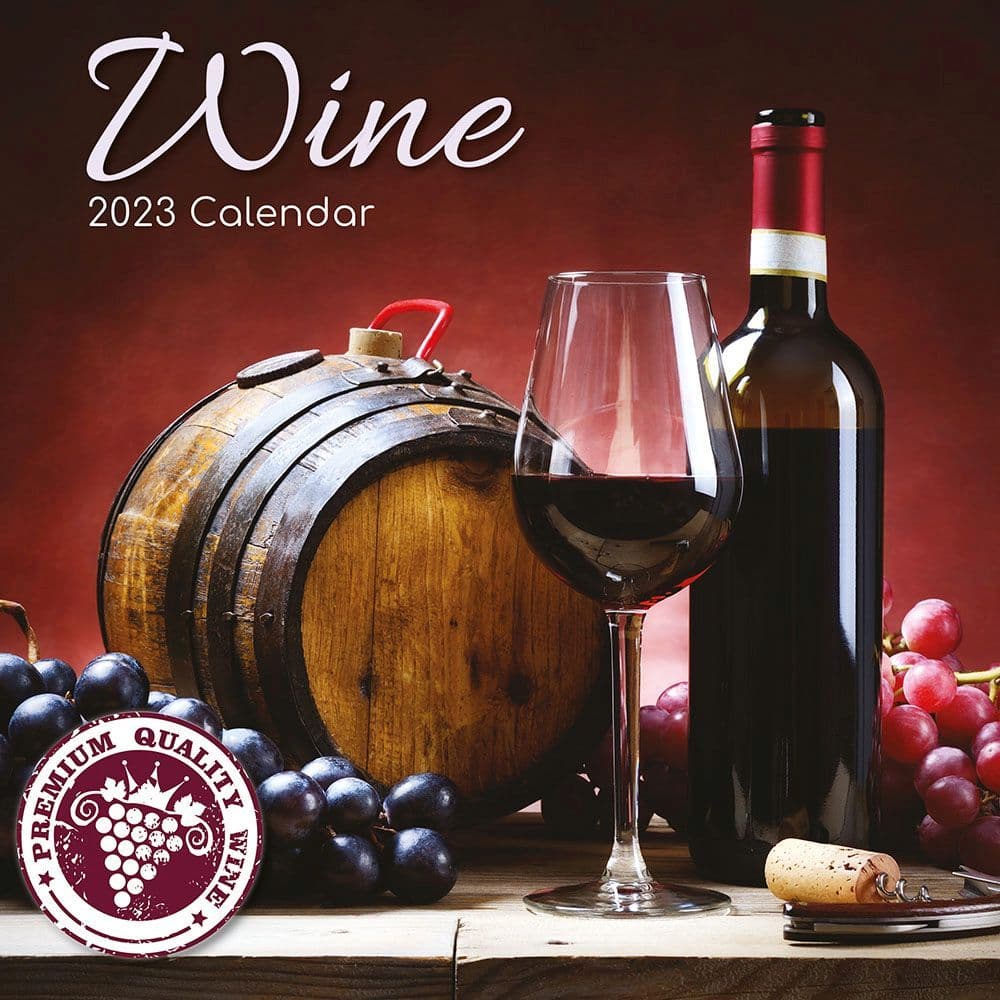 Wine 2023 Wall Calendar