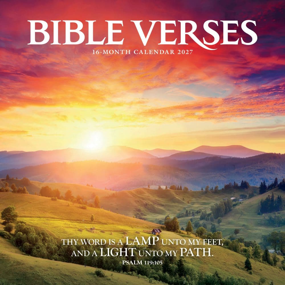 image Bible Verses 2027 Wall Calendar Main Image
