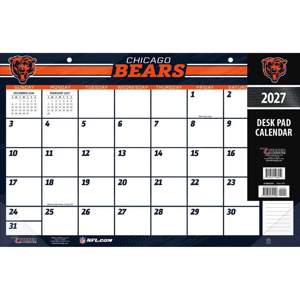 image NFL Chicago Bears 2027 Desk Pad