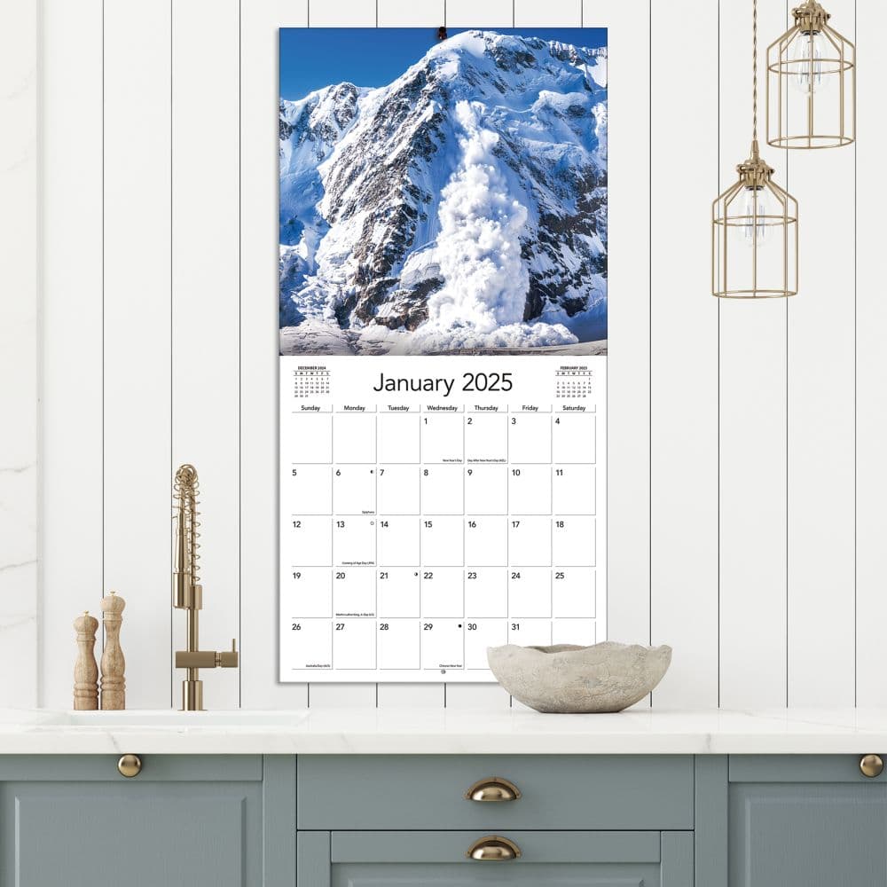 Wild and Wonderful Weather 2025 Wall Calendar Fourth Alternate Image width="1000" height="1000"