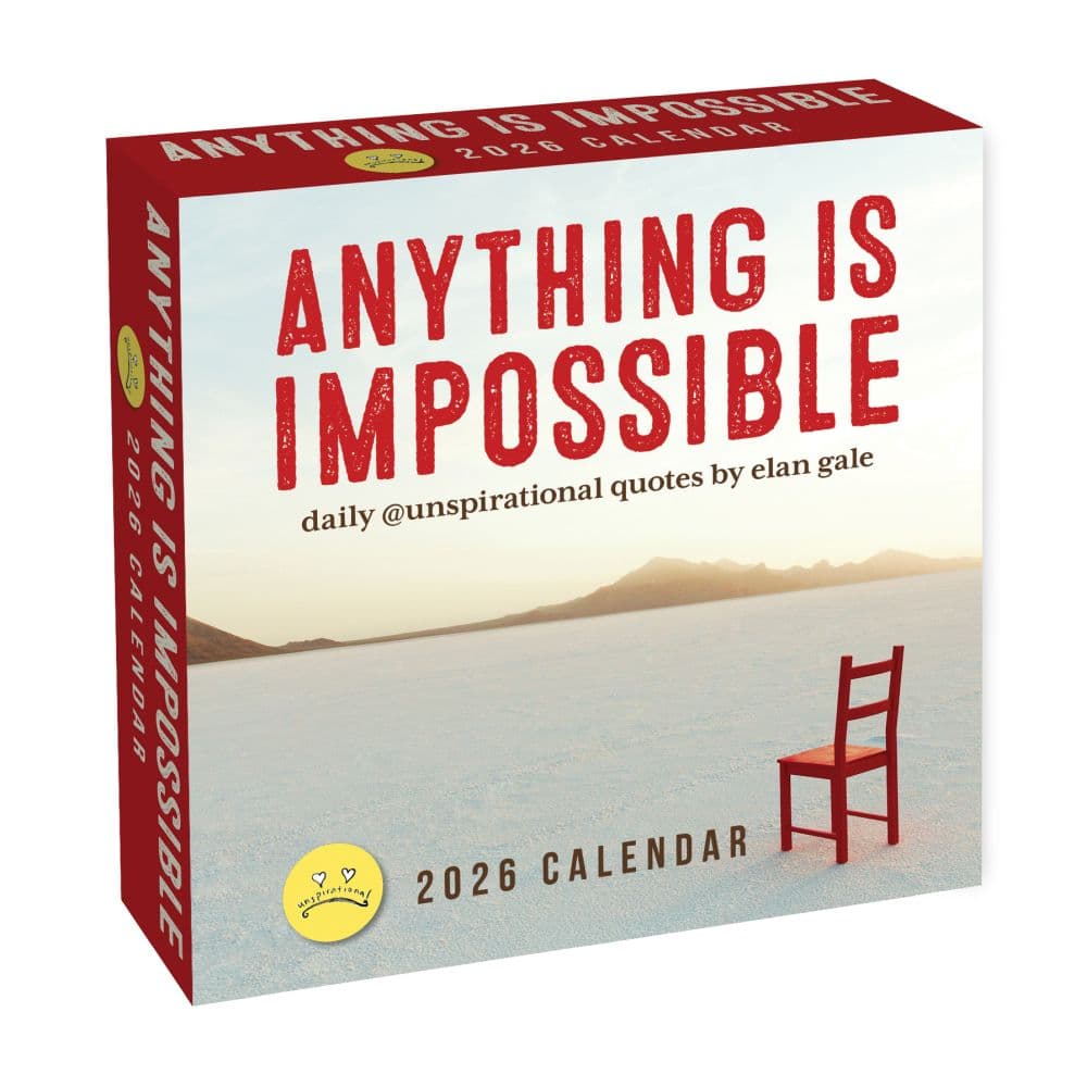 Unspirational 2026 Desk Calendar Main Image