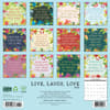 image Live Laugh Love 2025 Wall Calendar