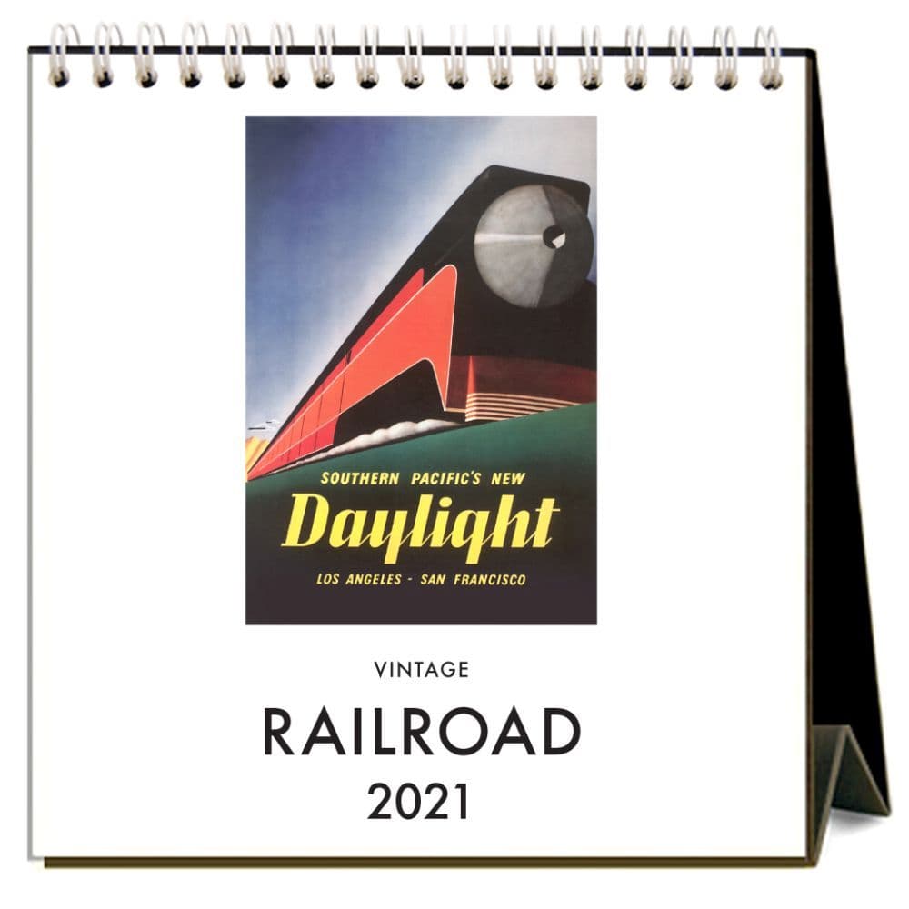 Railroad Easel Calendar