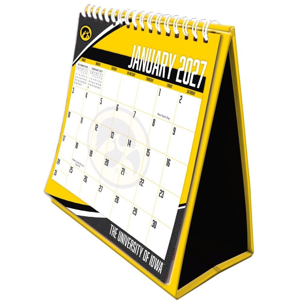 Iowa Hawkeyes 2027 Easel Desk Calendar Main Product Image