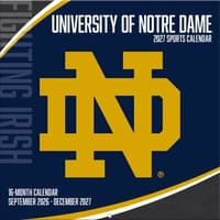 image Notre Dame Fighting Irish 2027 Wall Calendar Main Product Image