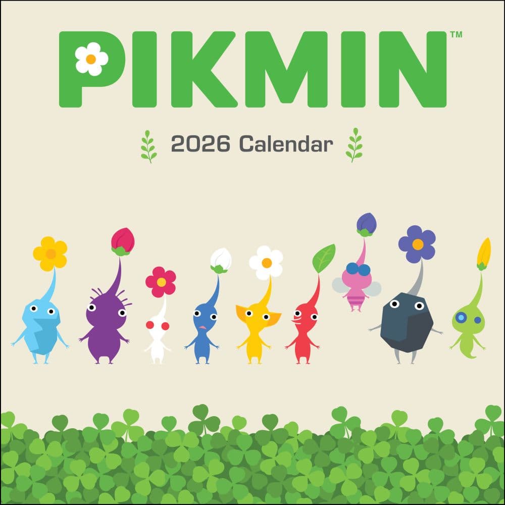 Pikmin 2026 Wall Calendar Main Image