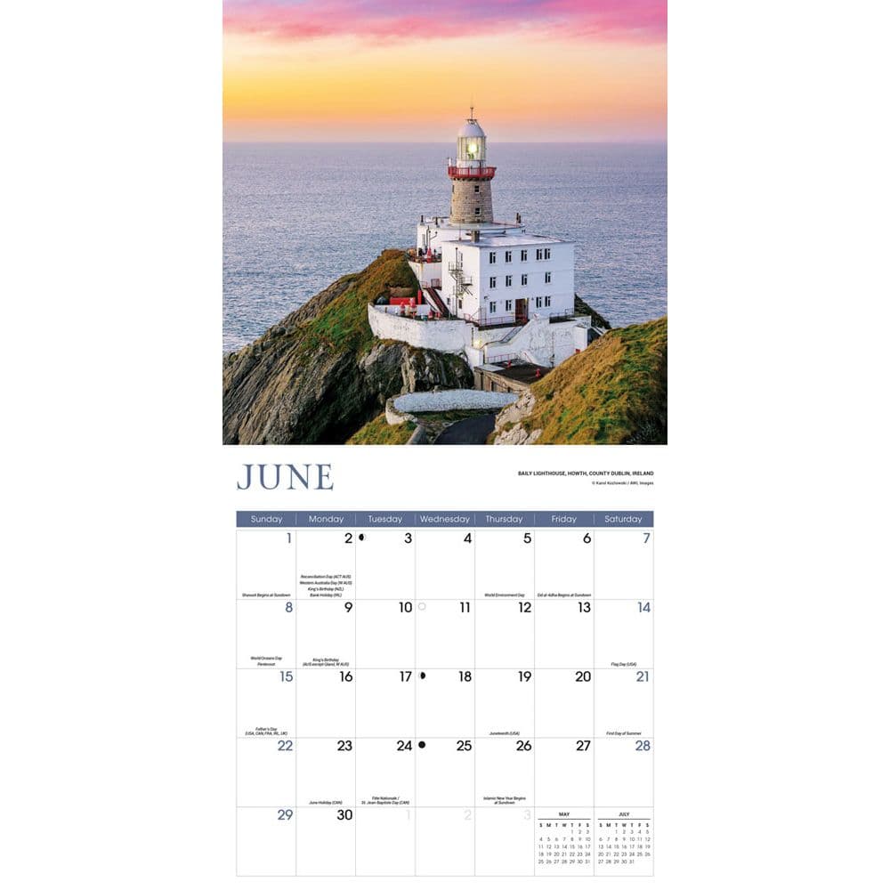 Lighthouses 2025 Wall Calendar Third Alternate Image width=&quot;1000&quot; height=&quot;1000&quot;