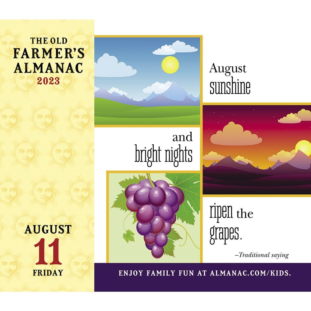 Old Farmers Almanac 2023 Desk Calendar - Calendars.com