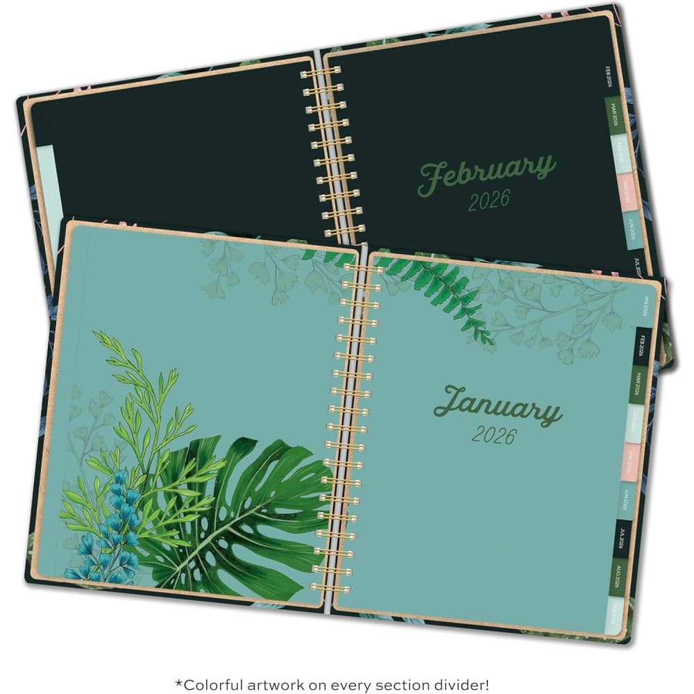 Greenery Deluxe Hardcover High Note 2026 Planner First Alternate Image