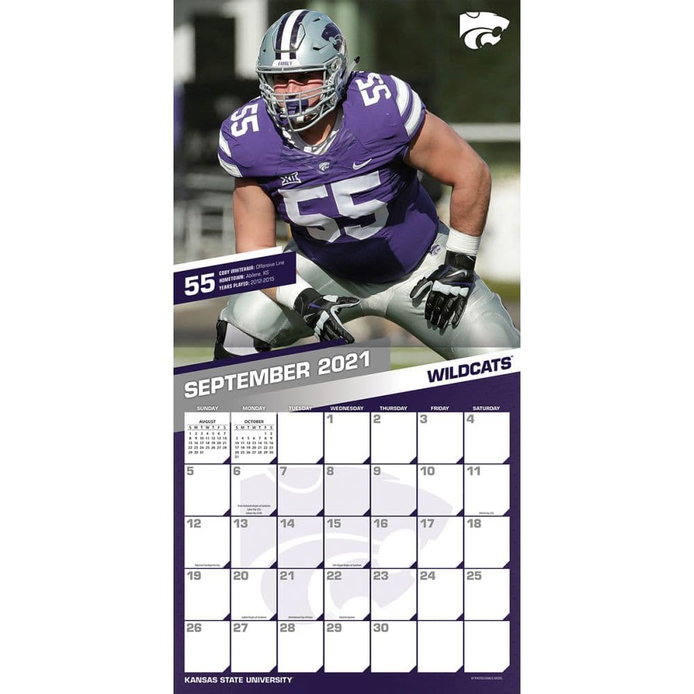 Kansas State Wildcats 2022 Wall Calendar - Calendars.com