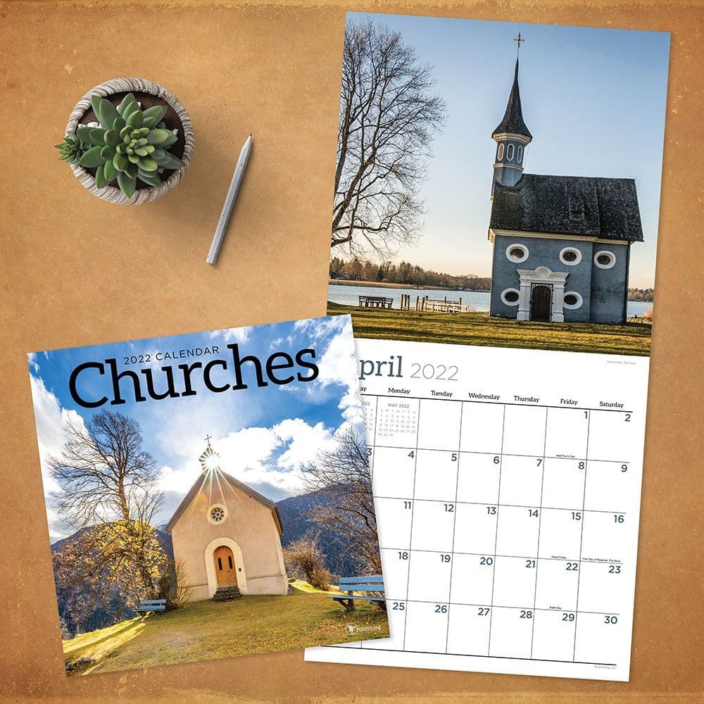 Churches 2022 Wall Calendar - Calendars.com