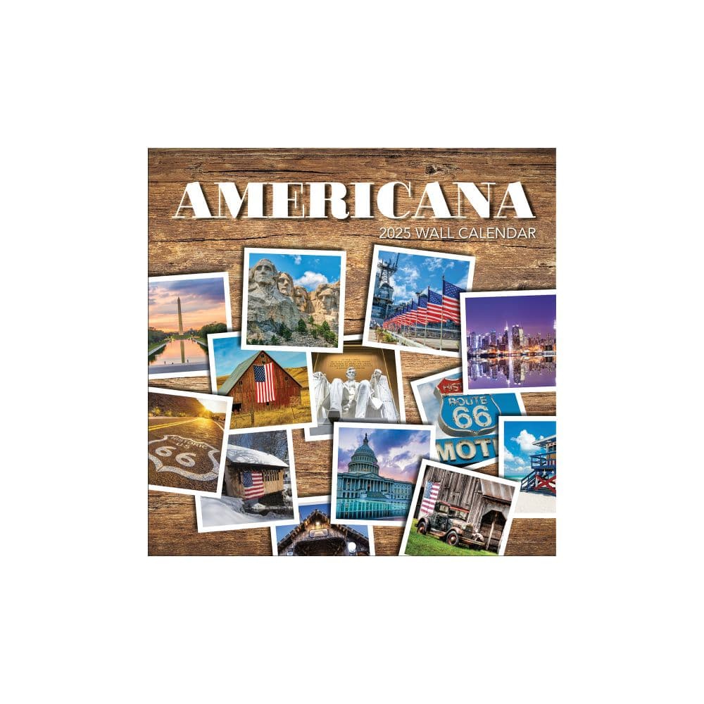 Americas Backroads 2025 Mini Wall Calendar Main Image