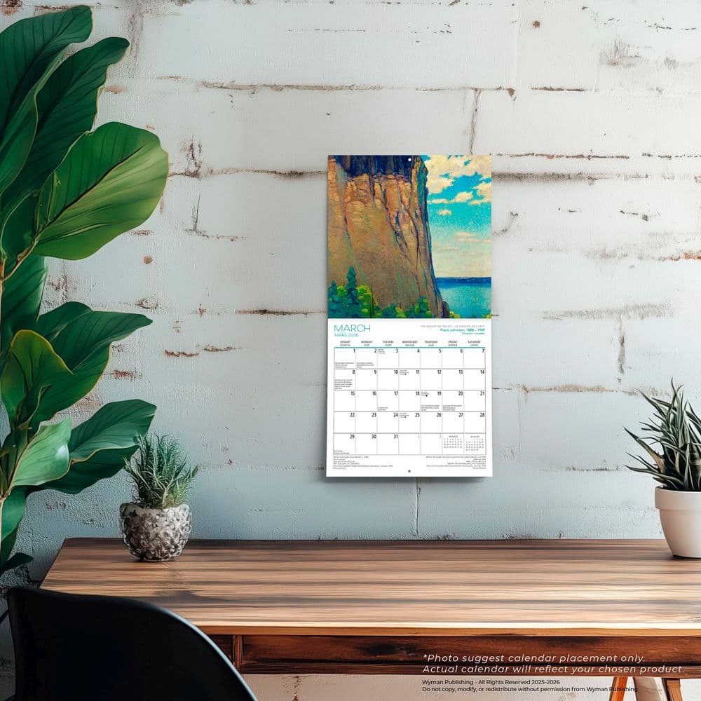 Group of Seven AGO 2026 Mini Wall Calendar Fourth Alternate Image