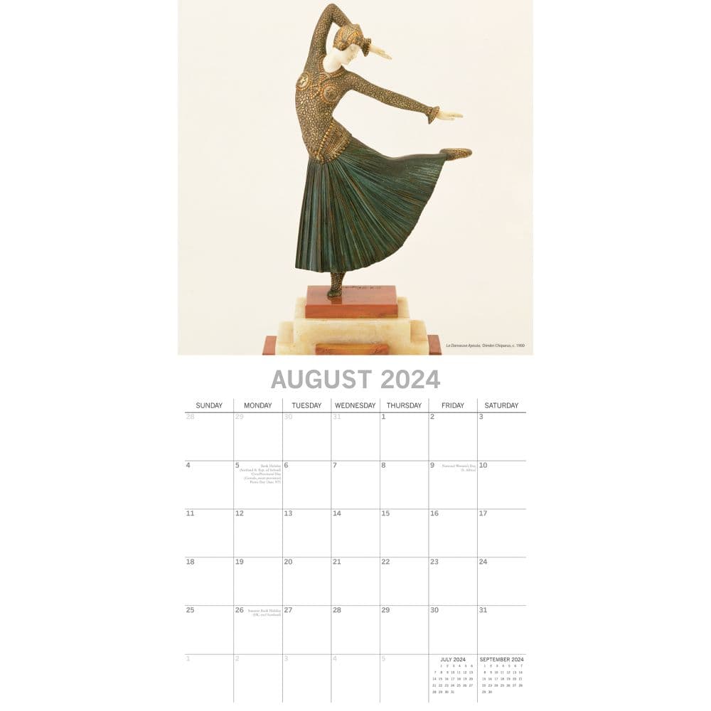 Art Deco 2024 Wall Calendar