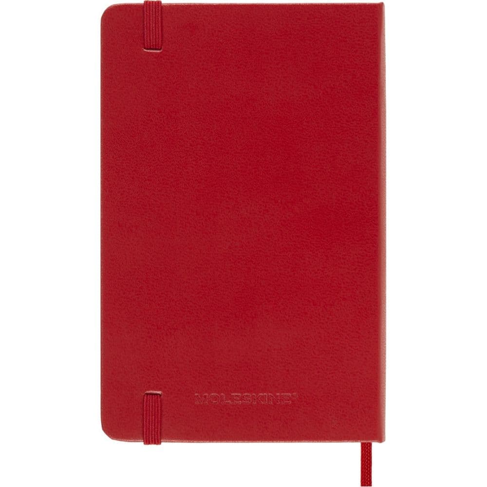 Moleskine Scarlet Red Pocket Hard Cover 2027 Daily Planner First Alternate Image