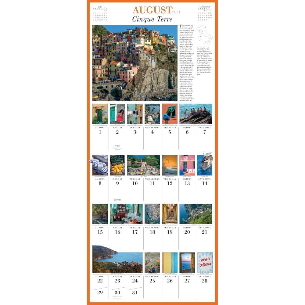 365 Days of Italy Wall Calendar