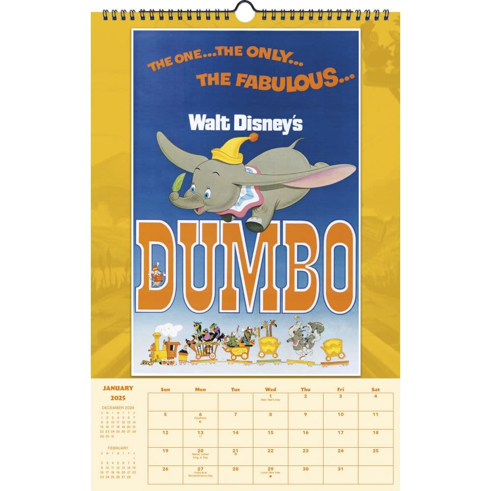 Disney Classic 2025 Poster Wall Calendar Alt1