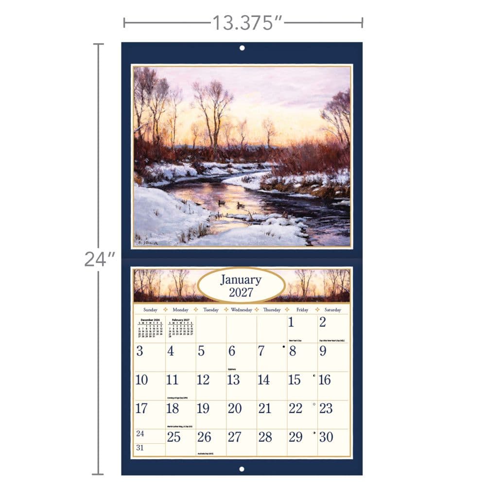 Four Seasons 2027 Wall Calendar by Lee Stroncek Third Alternate Image