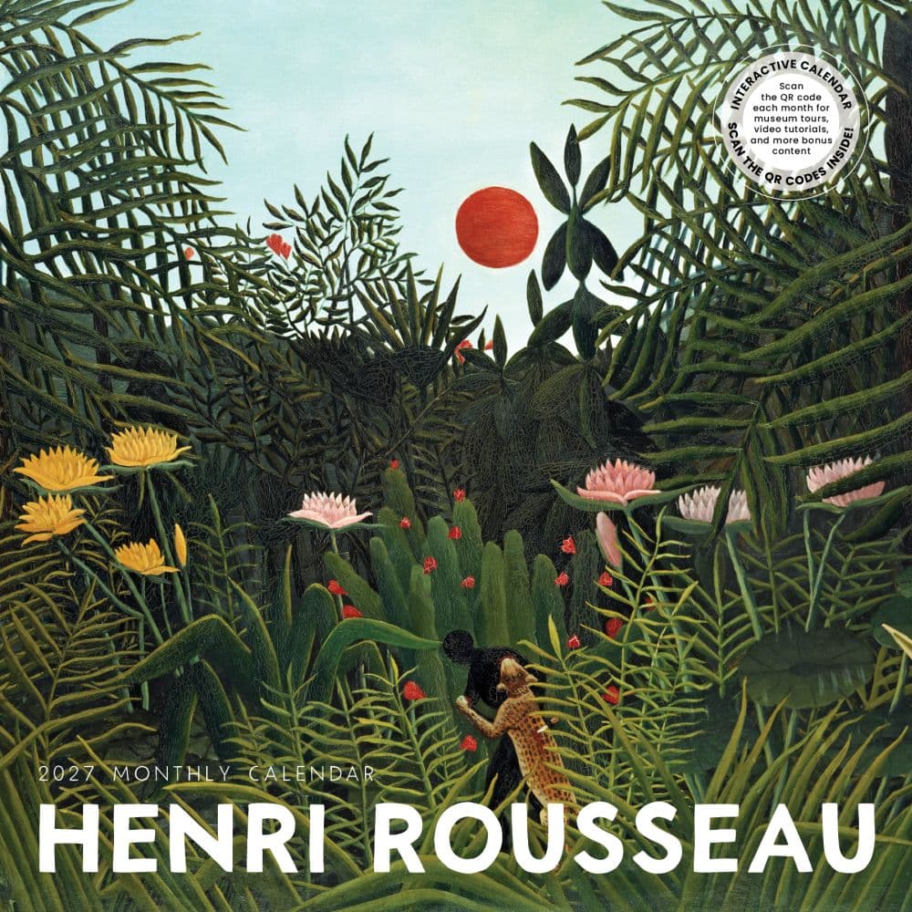 Henri Rousseau 2027 Wall Calendar