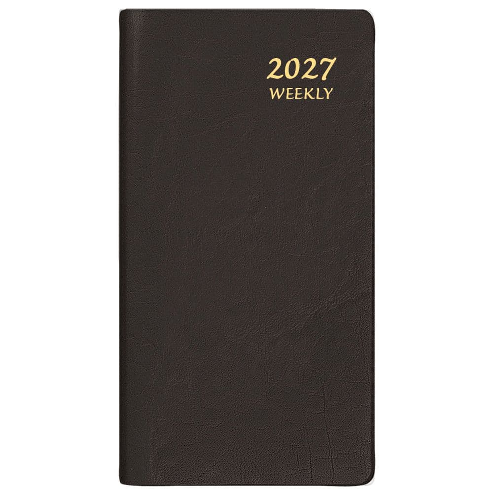 Black Weekly 2027 Pocket Planner Main Product Image