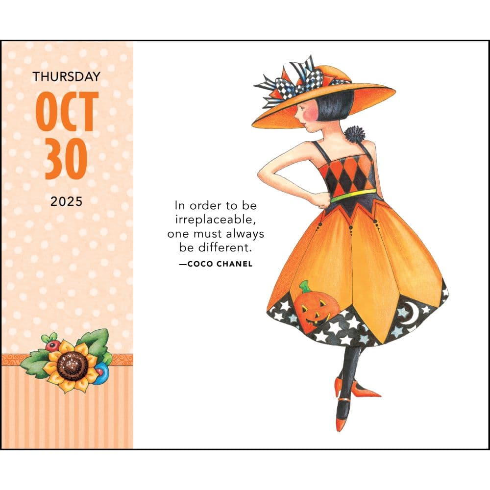 Mary Engelbreit 2025 Desk Calendar - Live Like You Mean It Fifth Alternate Image
