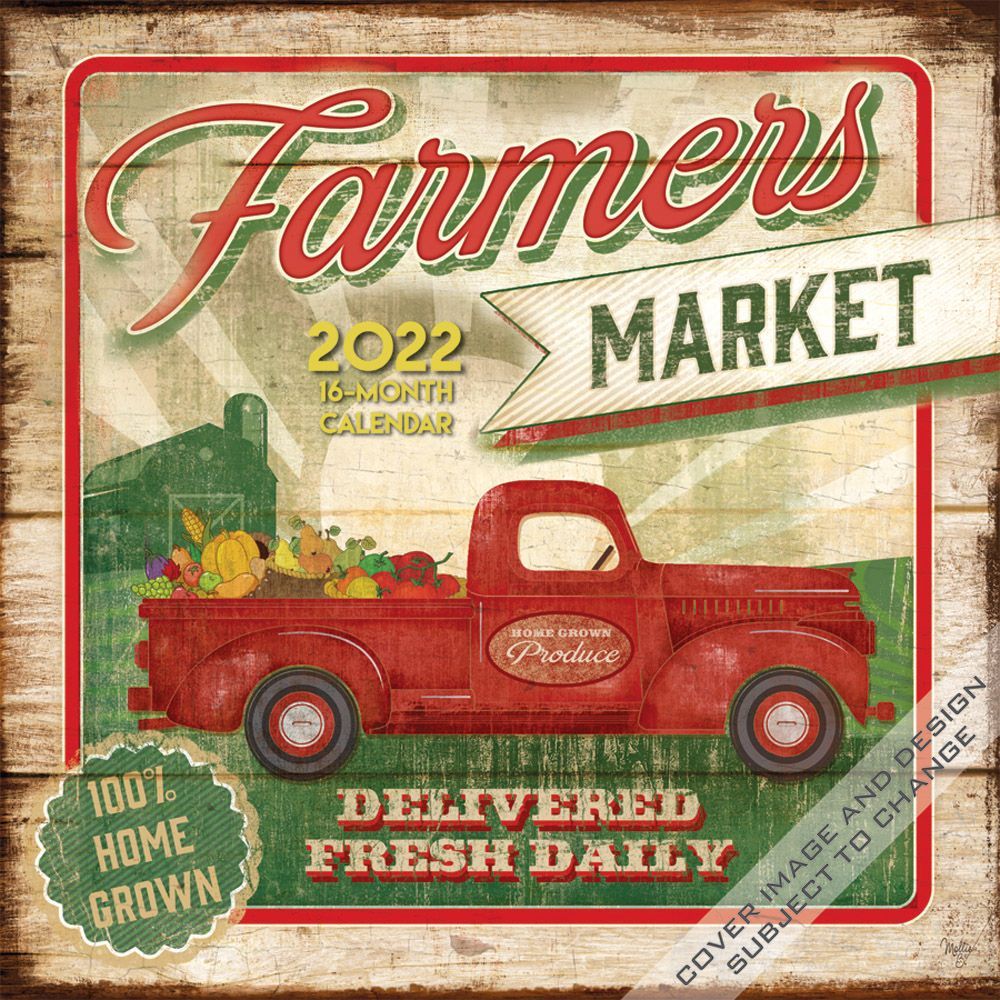 Farmers Market 2022 Wall Calendar - Calendars.com