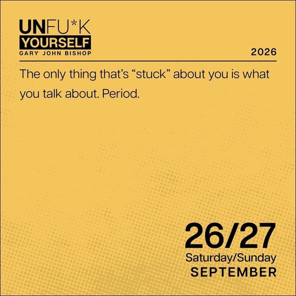 Unfck Yourself 2026 Desk Calendar Third Alternate Image