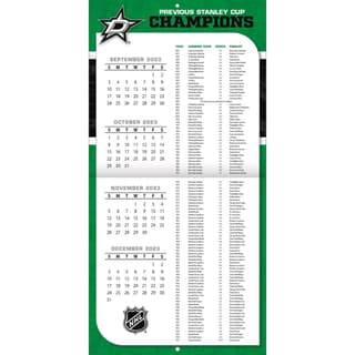  TURNER SPORTS Dallas Stars 2024 12X12 Team Wall