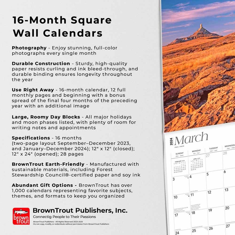 Montana Wild and Scenic 2024 Wall Calendar