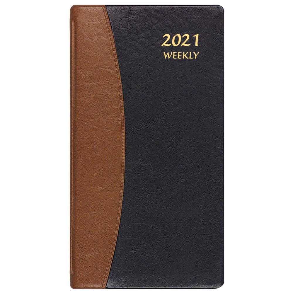 Black Tan Carriage Pocket Planner