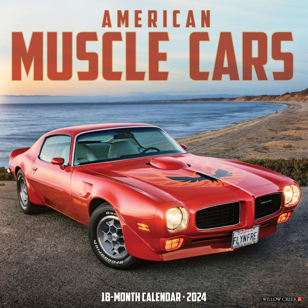 American Muscle Cars 2024 Wall Calendar Main Image