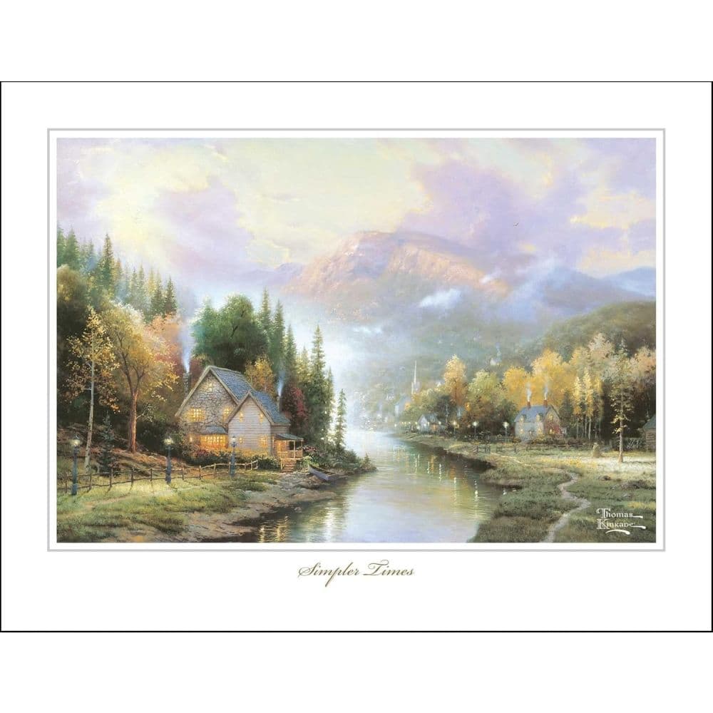 Thomas Kinkade Collectors Edition with Scripture 2026 Wall Calendar Sixth Alternate Image