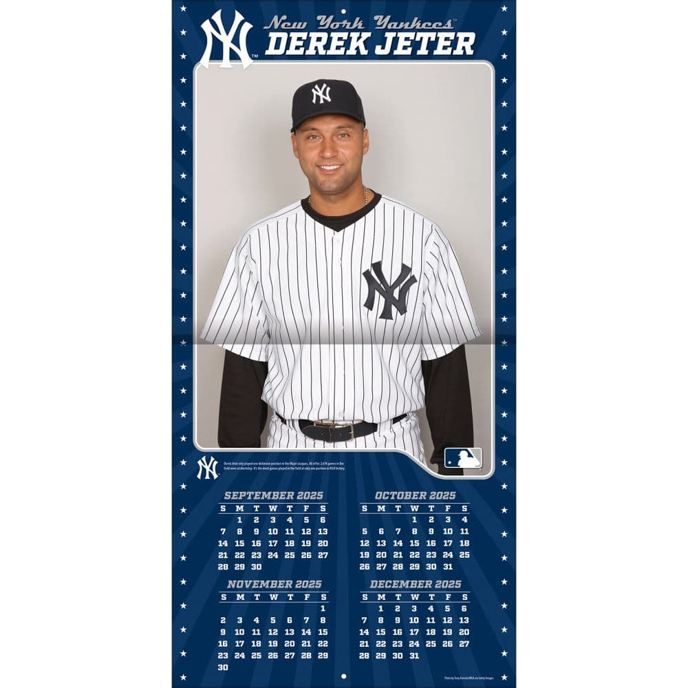 MLB Derek Jeter 2026 Wall Calendar Second Alternate Image