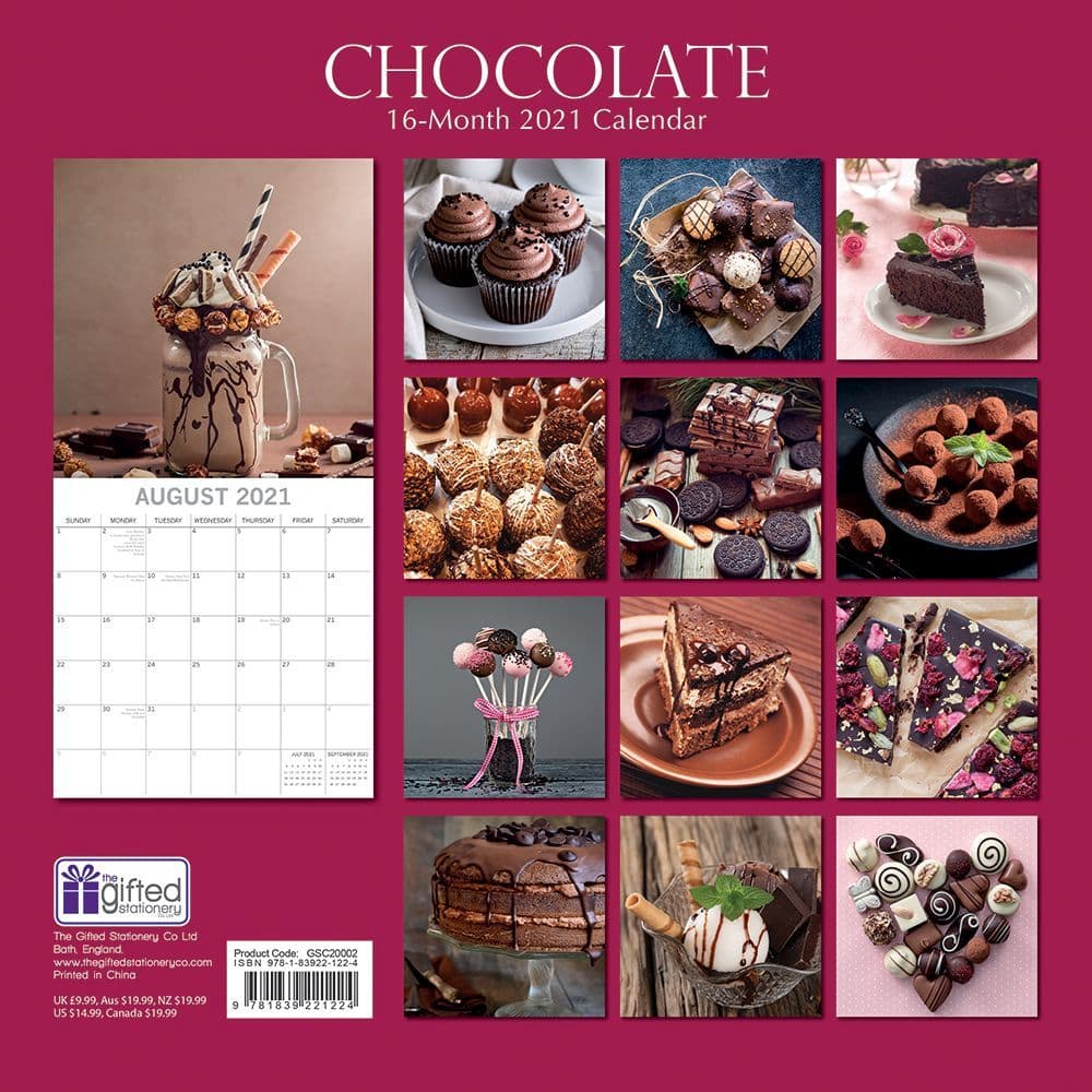 Chocolate Wall Calendar