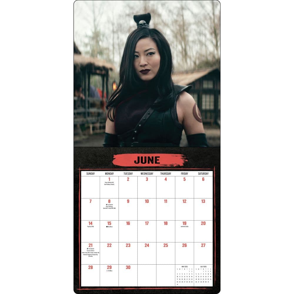 Avatar Last Airbender Collector&#39;s Edition 2026 Wall Calendar Fourth Alternate Image