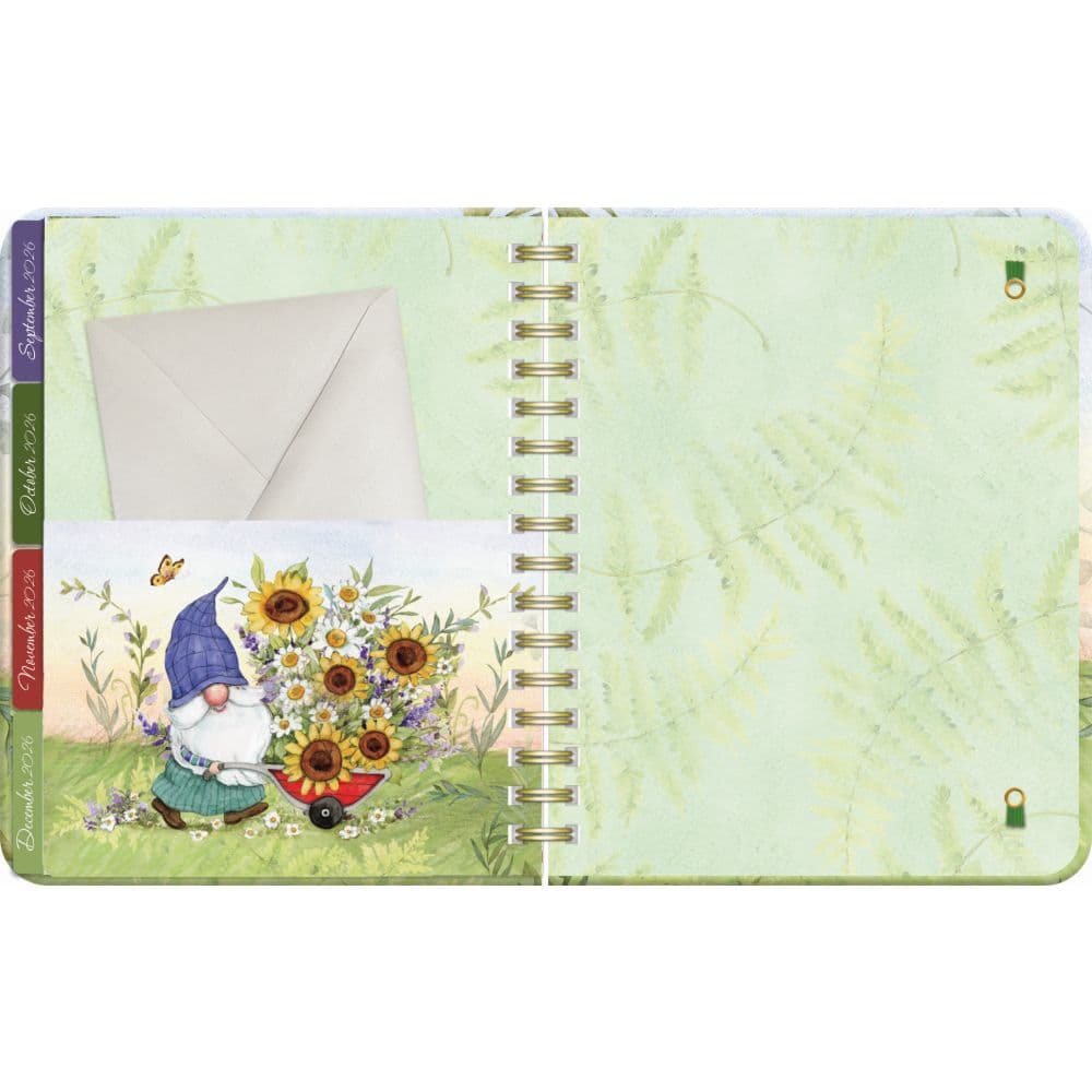 Gnome Sweet Gnome Deluxe 2027 Planner by Susan Winget Third Alternate Image