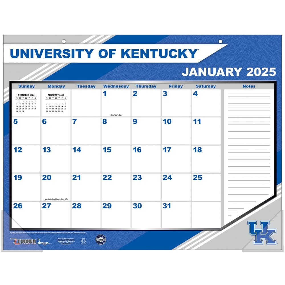 COL Kentucky Wildcats 2025 Desk Pad First Alternate Image width="1000" height="1000"