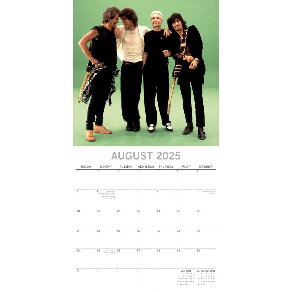 Rolling Stones 2025 Wall Calendar