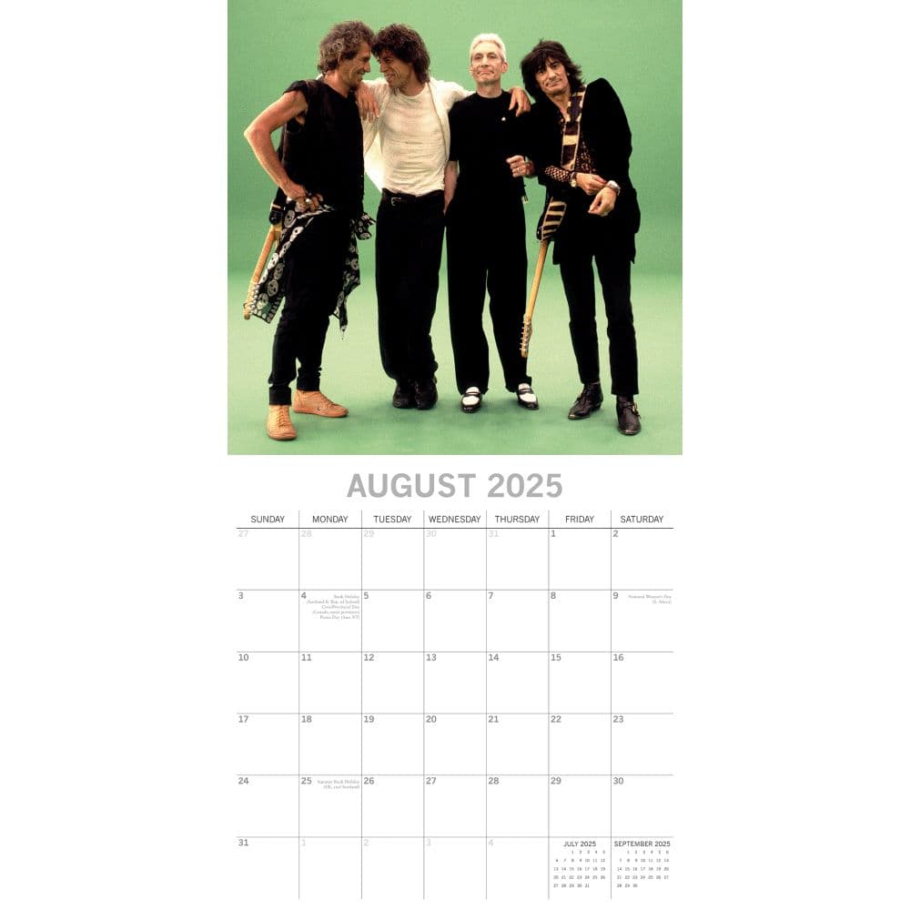 Rolling Stones 2025 Wall Calendar Third Alternate Image width=&quot;1000&quot; height=&quot;1000&quot;