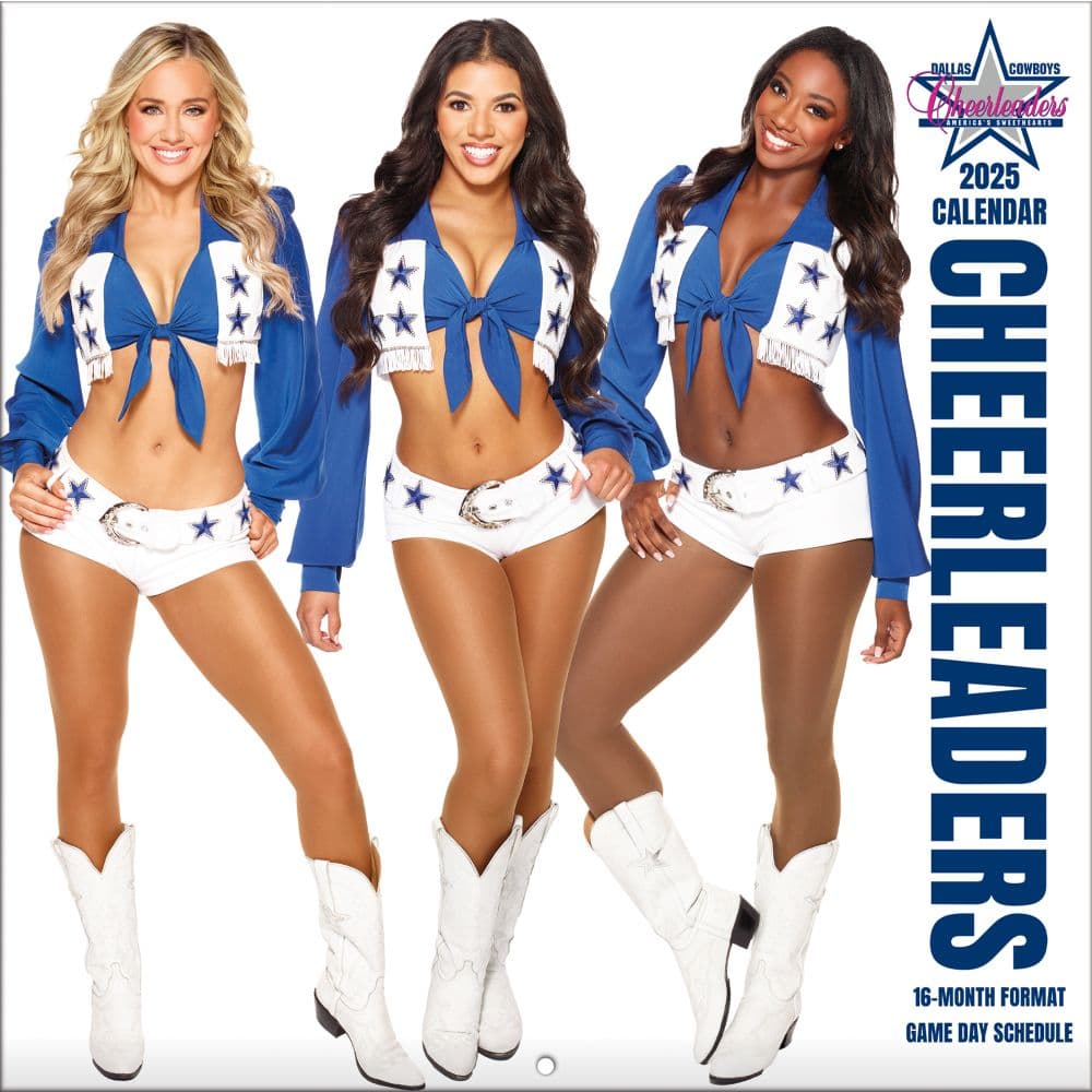 NFL Dallas Cowboys Cheerleaders 2025 Wall Calendar Main Image