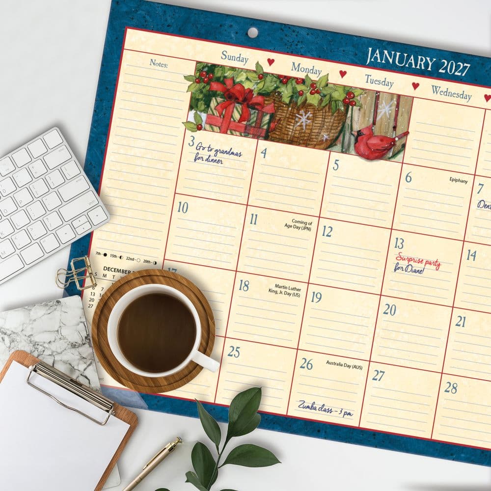 Heart and Home 2027 Desk Pad by Susan Winget Fourth Alternate Image