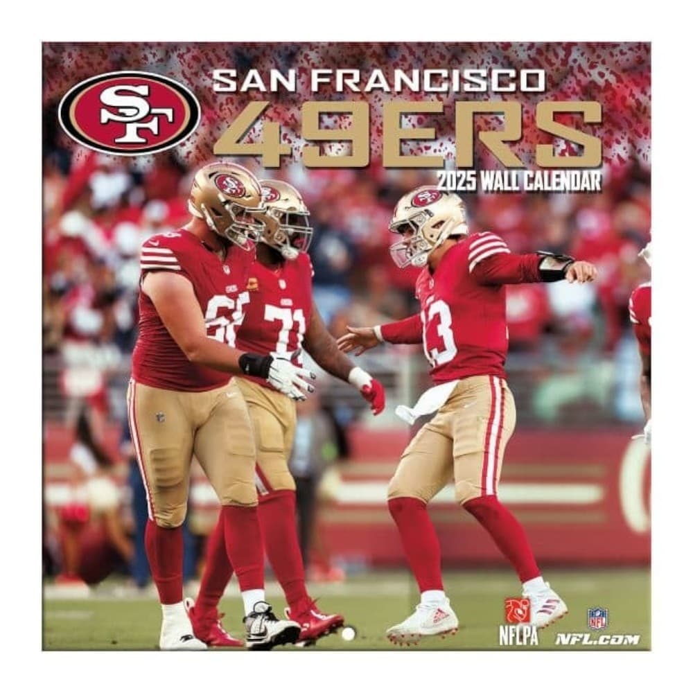 NFL San Francisco 49ers 2025 Mini Wall Calendar