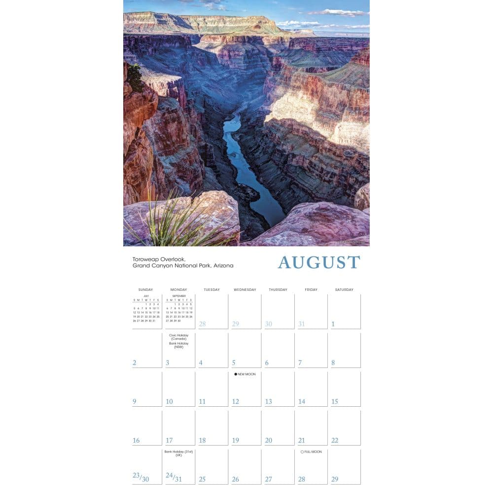 American Landscape 2026 Wall Calendar, 12'' X 12'', 16-Month Calendar with Stapled Binding